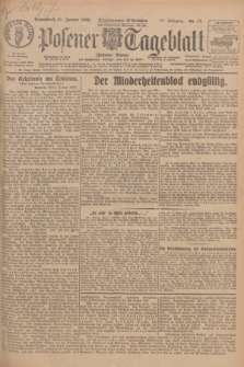 Posener Tageblatt (Posener Warte). Jg.67, Nr. 17 (21 Januar 1928) + dod.