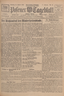 Posener Tageblatt (Posener Warte). Jg.67, Nr. 19 (24 Januar 1928) + dod.