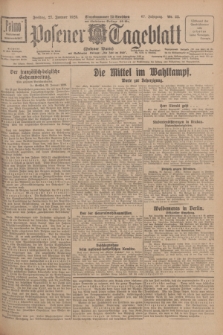 Posener Tageblatt (Posener Warte). Jg.67, Nr. 22 (27 Januar 1928) + dod.