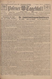 Posener Tageblatt (Posener Warte). Jg.67, Nr. 23 (28 Januar 1928) + dod.