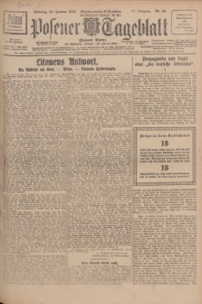 Posener Tageblatt (Posener Warte). Jg.67, Nr. 24 (29 Januar 1928) + dod.