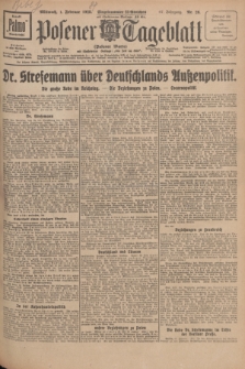 Posener Tageblatt (Posener Warte). Jg.67, Nr. 26 (1 Februar 1928) + dod.