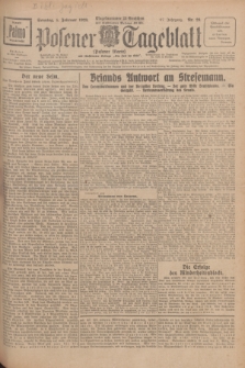 Posener Tageblatt (Posener Warte). Jg.67, Nr. 29 (5 Februar 1928) + dod.