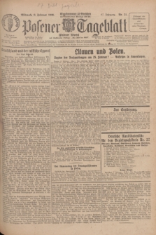 Posener Tageblatt (Posener Warte). Jg.67, Nr. 31 (8 Februar 1928) + dod.