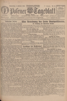 Posener Tageblatt (Posener Warte). Jg.67, Nr. 32 (9 Februar 1928) + dod.