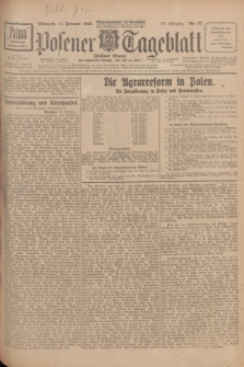 Posener Tageblatt (Posener Warte). Jg.67, Nr. 37 (15 Februar 1928) + dod.