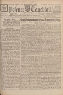 Posener Tageblatt (Posener Warte). Jg.67, Nr. 46 (25 Februar 1928) + dod.