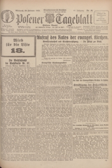 Posener Tageblatt (Posener Warte). Jg.67, Nr. 49 (29 Februar 1928) + dod.