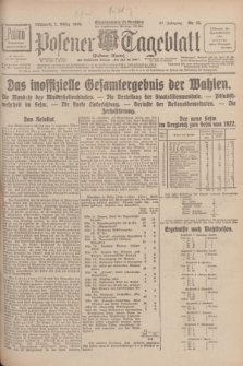 Posener Tageblatt (Posener Warte). Jg.67, Nr. 55 (7 März 1928) + dod.