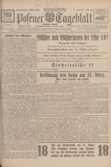 Posener Tageblatt (Posener Warte). Jg.67, Nr. 56 (8 März 1928) + dod.