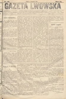 Gazeta Lwowska. 1885, nr 87