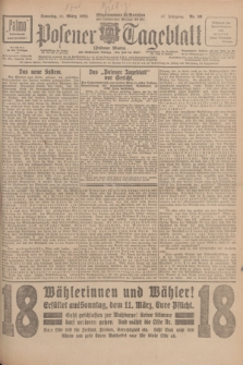 Posener Tageblatt (Posener Warte). Jg.67, Nr. 59 (11 März 1928) + dod.