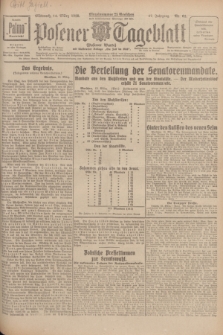 Posener Tageblatt (Posener Warte). Jg.67, Nr. 61 (14 März 1928) + dod.