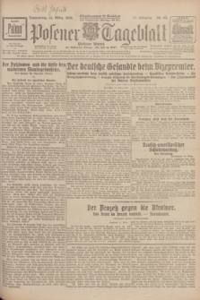 Posener Tageblatt (Posener Warte). Jg.67, Nr. 62 (15 März 1928) + dod.
