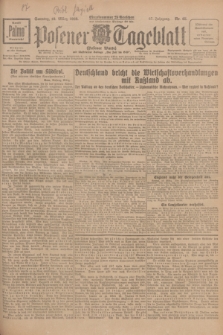 Posener Tageblatt (Posener Warte). Jg.67, Nr. 65 (18 März 1928) + dod.