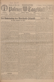Posener Tageblatt (Posener Warte). Jg.67, Nr. 66 (20 März 1928) + dod.