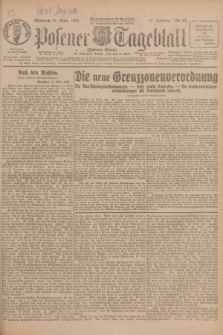 Posener Tageblatt (Posener Warte). Jg.67, Nr. 67 (21 März 1928) + dod.