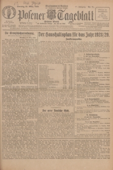 Posener Tageblatt (Posener Warte). Jg.67, Nr. 71 (25 März 1928) + dod.