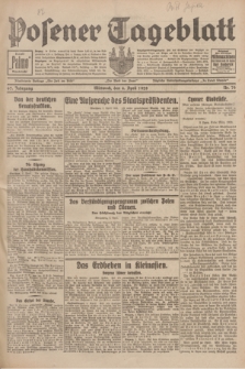 Posener Tageblatt. Jg.67, Nr. 79 (4 April 1928) + dod.