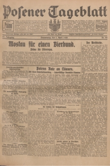 Posener Tageblatt. Jg.67, Nr. 80 (5 April 1928) + dod.
