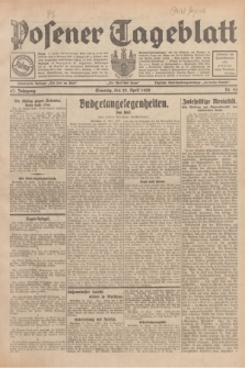 Posener Tageblatt. Jg.67, Nr. 93 (22 April 1928) + dod.