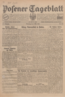 Posener Tageblatt. Jg.67, Nr. 100 (1 Mai 1928) + dod.