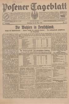 Posener Tageblatt. Jg.67, Nr. 116 (22 Mai 1928) + dod.