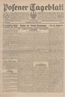 Posener Tageblatt. Jg.67, Nr. 123 (31 Mai 1928) + dod.