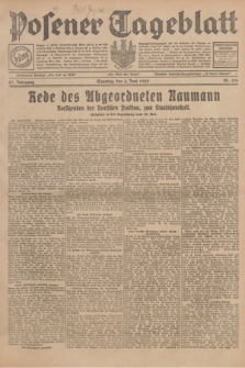 Posener Tageblatt. Jg.67, Nr. 126 (3 Juni 1928) + dod.