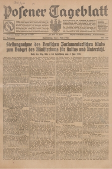 Posener Tageblatt. Jg.67, Nr. 129 (7 Juni 1928) + dod.