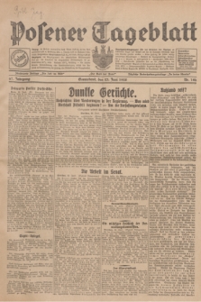 Posener Tageblatt. Jg.67, Nr. 142 (23 Juni 1928) + dod.