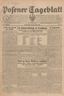 Posener Tageblatt. Jg.67, Nr. 146 (28 Juni 1928) + dod.