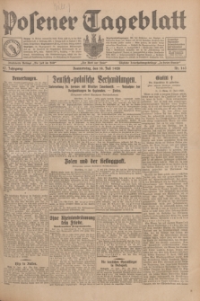 Posener Tageblatt. Jg.67, Nr. 163 (19 Juli 1928) + dod.