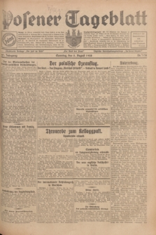 Posener Tageblatt. Jg.67, Nr. 178 (5 August 1928) + dod.