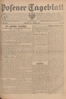 Posener Tageblatt. Jg.67, Nr. 179 (7 August 1928) + dod.