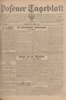 Posener Tageblatt. Jg.67, Nr. 182 (10 August 1928) + dod.