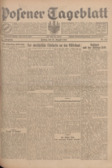 Posener Tageblatt. Jg.67, Nr. 187 (17 August 1928) + dod.