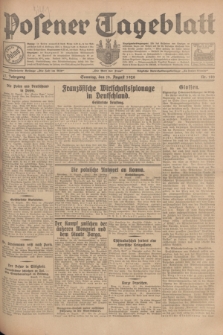 Posener Tageblatt. Jg.67, Nr. 189 (19 August 1928) + dod.