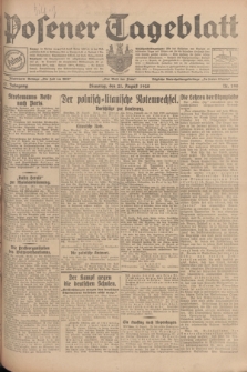 Posener Tageblatt. Jg.67, Nr. 190 (21 August 1928) + dod.