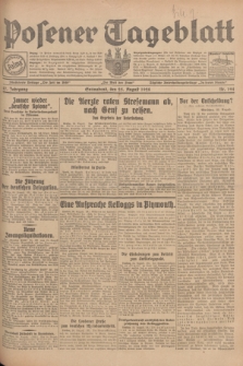 Posener Tageblatt. Jg.67, Nr. 194 (25 August 1928) + dod.