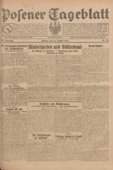 Posener Tageblatt. Jg.67, Nr. 199 (31 August 1928) + dod.
