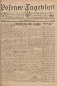 Posener Tageblatt. Jg.67, Nr. 205 (7 September 1928) + dod.