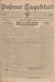 Posener Tageblatt. Jg.67, Nr. 209 (12 September 1928) + dod.