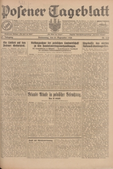 Posener Tageblatt. Jg.67, Nr. 210 (13 September 1928) + dod.