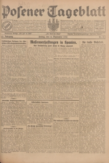 Posener Tageblatt. Jg.67, Nr. 211 (14 September 1928) + dod.