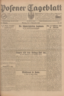 Posener Tageblatt. Jg.67, Nr. 213 (16 September 1928) + dod.