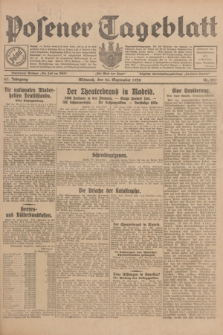 Posener Tageblatt. Jg.67, Nr. 221 (26 September 1928) + dod.