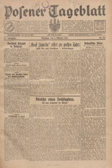 Posener Tageblatt. Jg.67, Nr. 226 (2 Oktober 1928) + dod.
