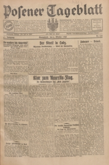 Posener Tageblatt. Jg.67, Nr. 230 (6 Oktober 1928) + dod.