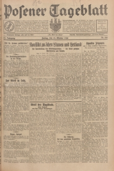 Posener Tageblatt. Jg.67, Nr. 241 (19 Oktober 1928) + dod.